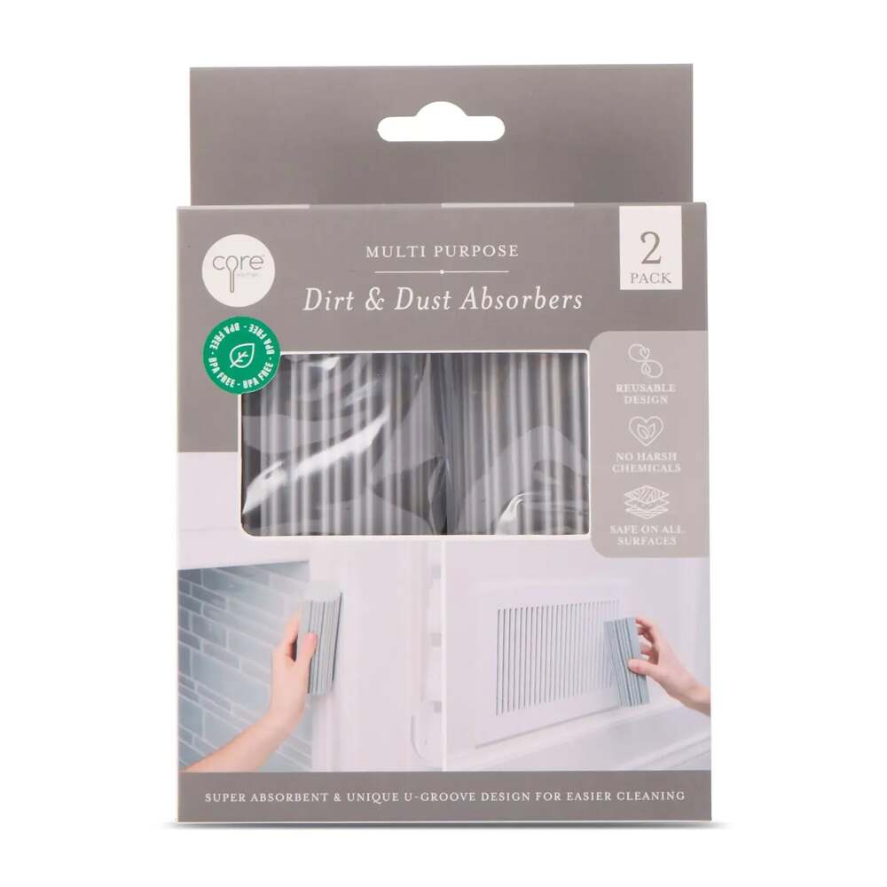 Core Kitchen Multi Purpose Dirt & Dust Absorbers 2 Pack